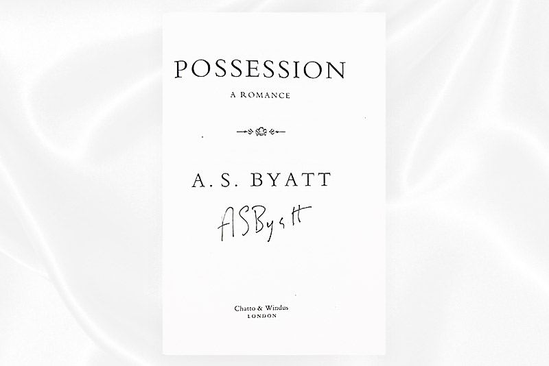 AS Byatt - Possession - Signed - Proof - Signature