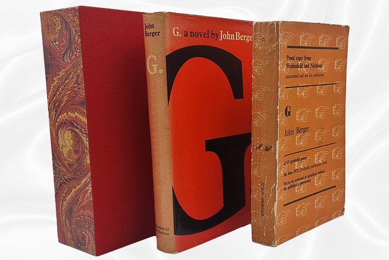 John Berger - G - Signed - Proof - Box set expanded jacket and proof