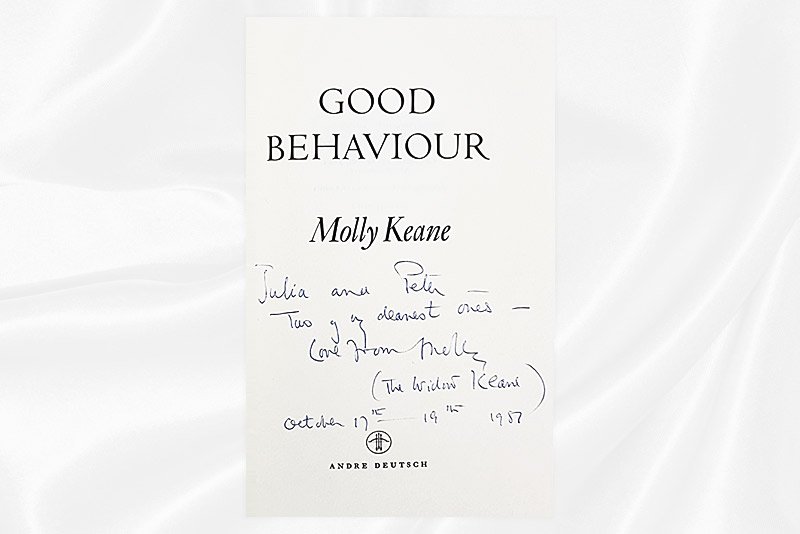 Molly Keane - Good behaviour - Signed - Signature