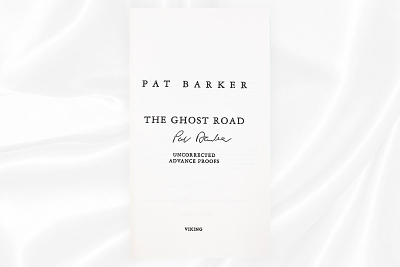 Pat Barker - The ghost road - Signed - Proof signature