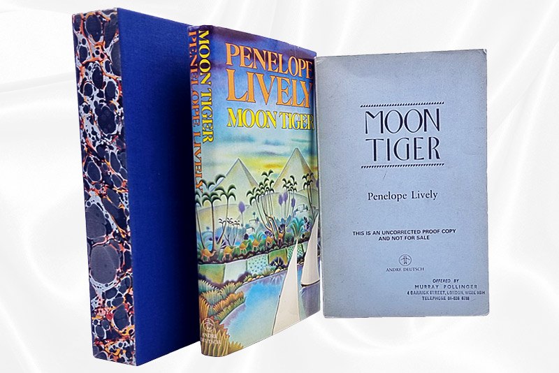 Penelope Lively - Moon tiger - Signed - Proof - Box set expanded and proof