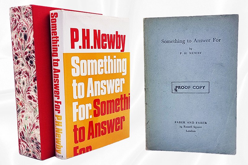 PH Newby - Something to answer for - Signed - Box set and proof