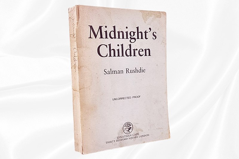 Salman Rushdie - Midnight's children - Signed - Proof