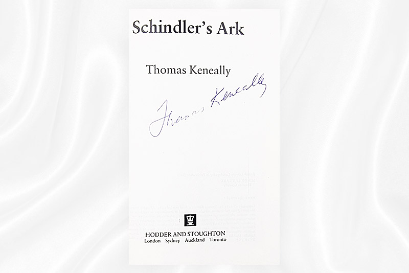 Thomas Keneally - Schindler's Ark - Signed - Proof - Book signature