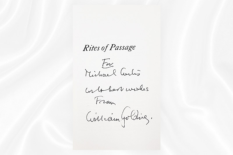William Golding - Rites of Passage - Signed with Proof - Signature