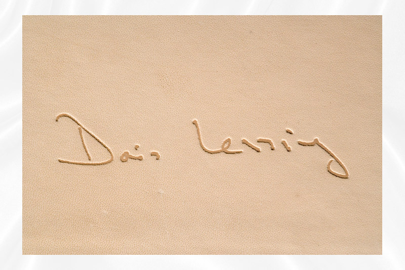 Nobel Lecture - Dorris Lessing - Leather Edition - Cover Signature