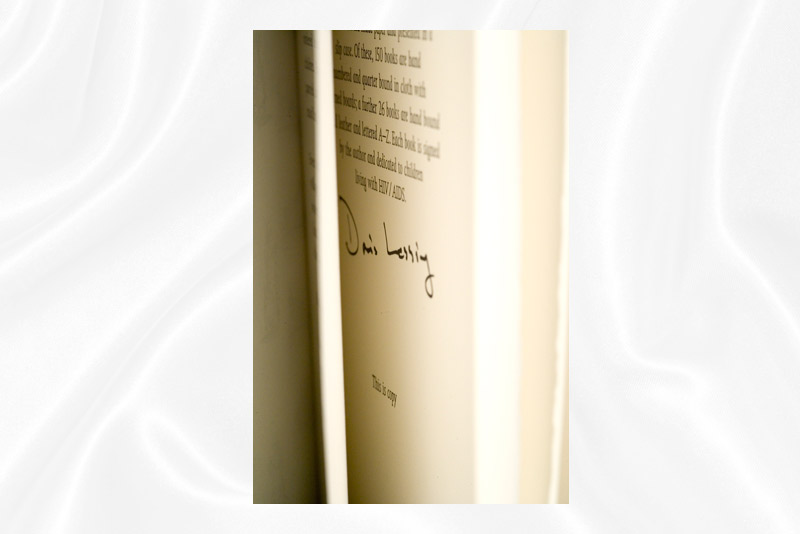 Nobel Lecture - Dorris Lessing - Leather Edition - Signature